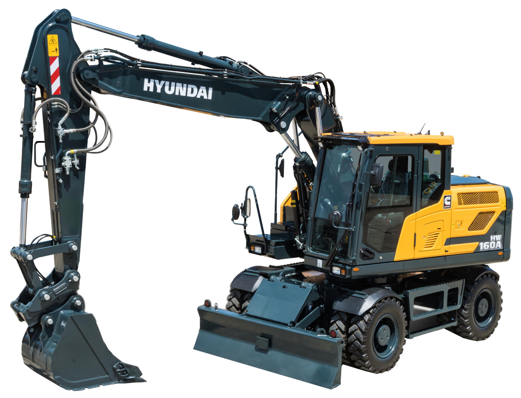 HW160A Wheeled Excavator