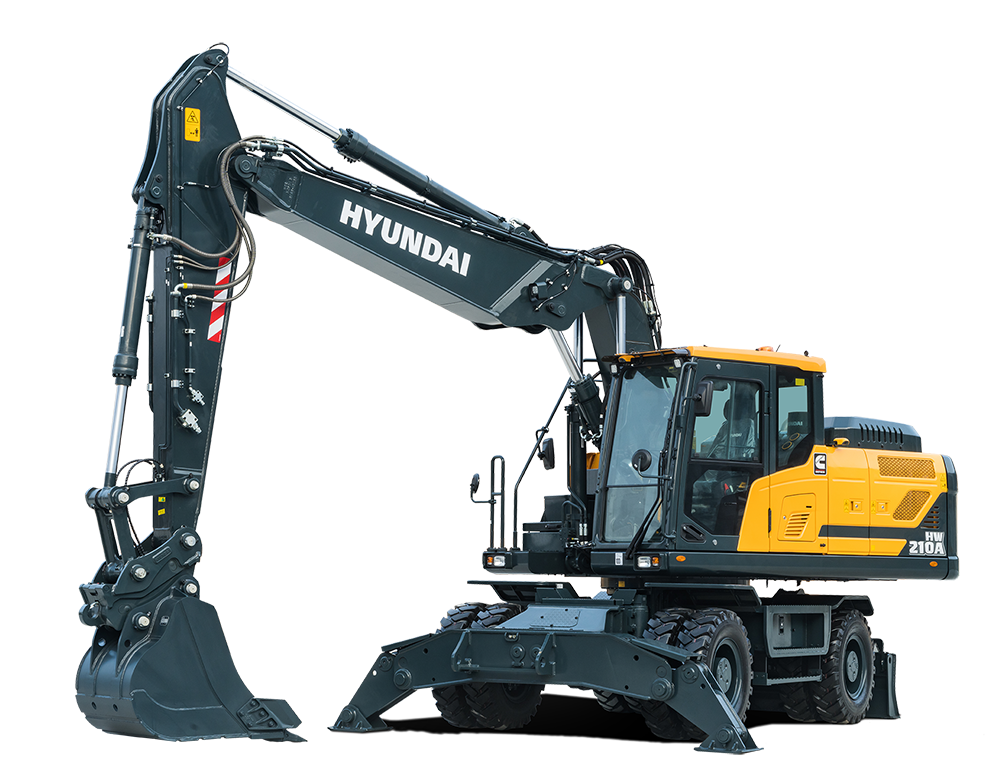 HW210A Wheeled Excavator