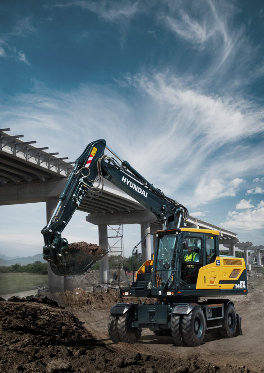 Hyundai Wheeled Excavator